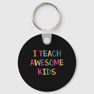 Porte-clés J'Enseigne Awesome Enfants Enseignant Autisme