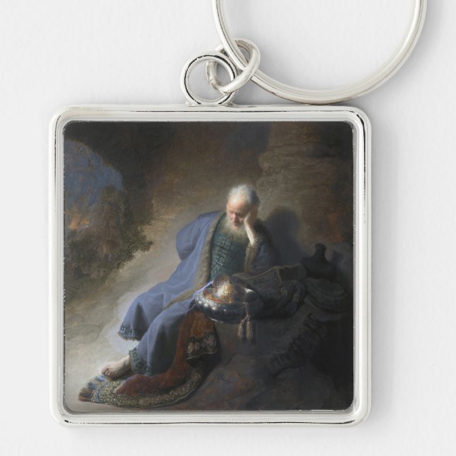 Porte-clés Jeremiah Lamenting sur la chute de Jérusalem, Remb (Devant)