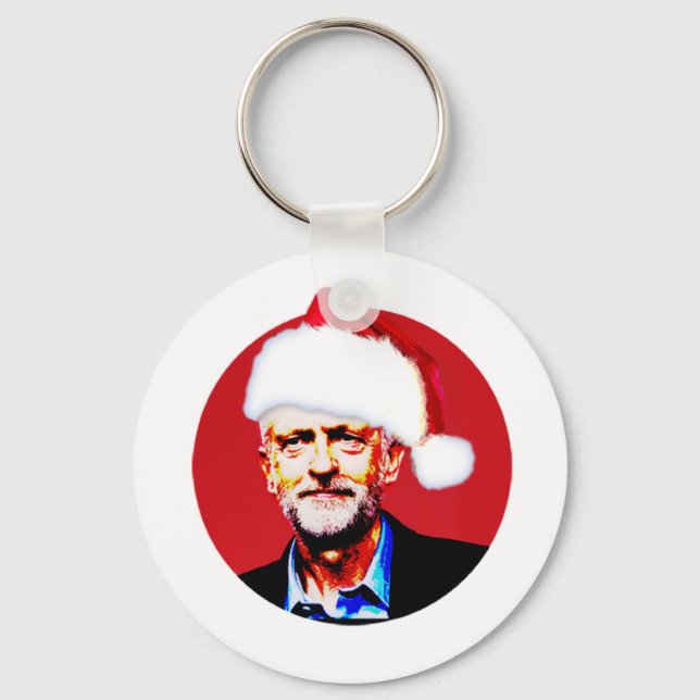 Porte-clés Jeremy Corbyn - Clavier de Noël (Recto)