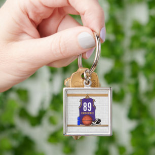 Porte-clés Jersey de basket-ball personnalisé (PG)