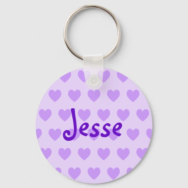 Porte-clés Jesse en violet (Recto)
