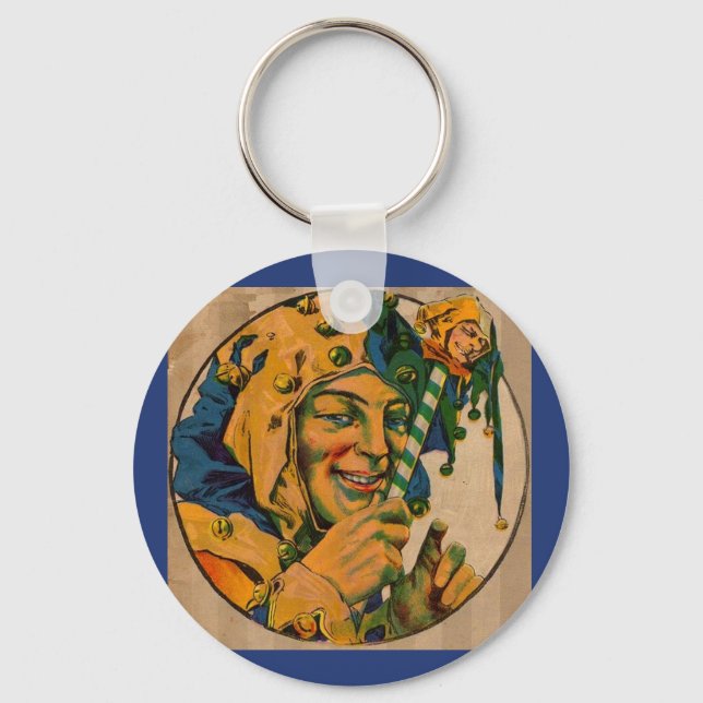 Porte-clés jester des années 1920 (Recto)