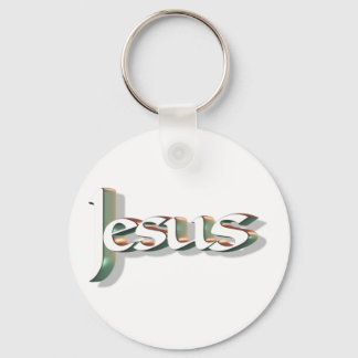 Porte-clés Jésus 3D Vert 3D