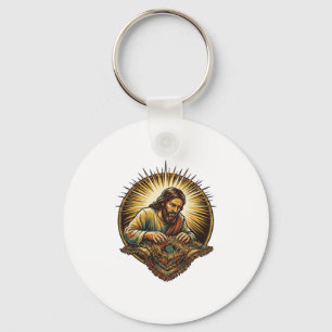 Porte-clés Jésus a laissé tomber une petite carte SD Perdue T