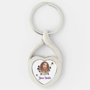 Porte-clés Jésus à l'intérieur