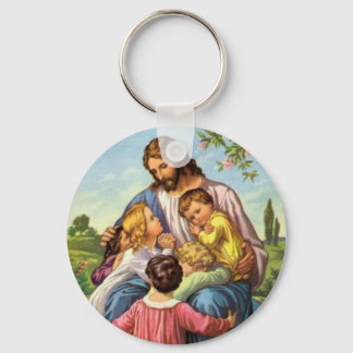 Porte-clés Jésus aime les enfants Porte - clé