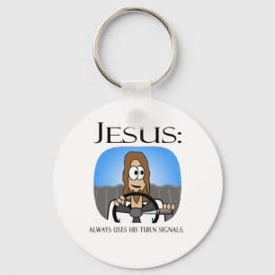 Porte-clés Jésus emploie ses clignotants