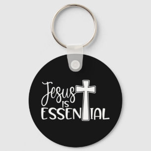 Porte-clés Jésus est indispensable Croix T-ChemiseParfait pou