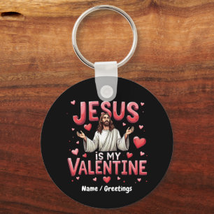 Porte-clés Jésus est mon Valentin Célébrez l'amour avec la fo