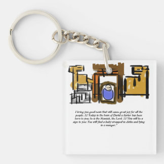 Porte-clés Jésus est né