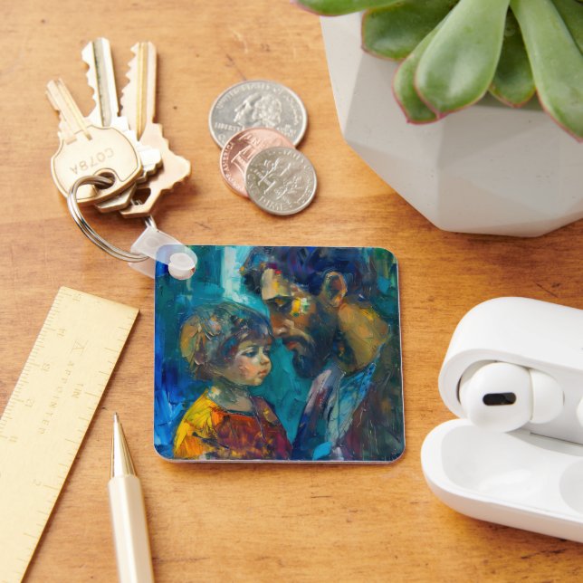 Porte-clés Jésus et l'enfant (Bureau)