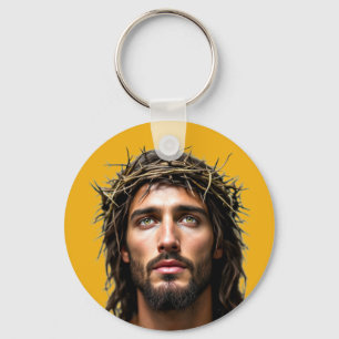 Porte-clés Jésus et Sa Couronne d'épines