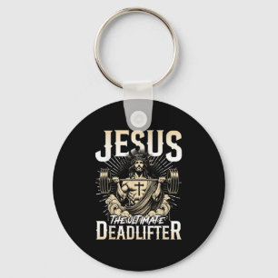 Porte-clés Jésus Le Démoniaque Christian Gym Pump Couverture