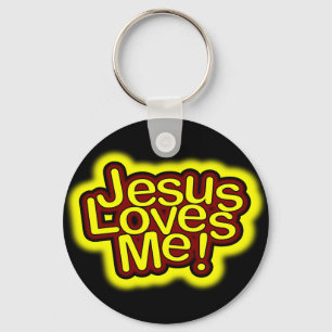 Porte-clés Jesus Loves Me! Keychain