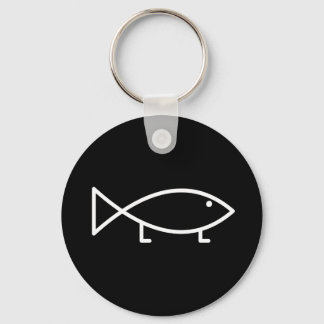 Porte-clés Jésus Poisson avec pattes - Porte - clé