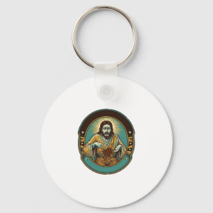 Porte-clés Jésus tache de café le pantalon avant de rencontre