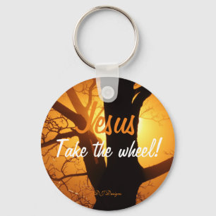 Porte-clés Jesus Take the Wheel Keychain