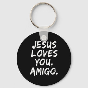 Porte-clés Jésus vous aime ami croyant chrétien foi Dieu