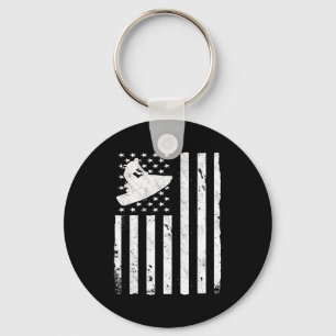 Porte-clés Jet ski américain drapeau américain jetski