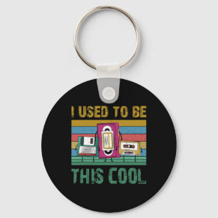Porte-clés J'Étais Cette vieille technologie Cool 90s Retro G