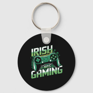 Porte-clés J'étais irlandais en train de jouer, drôle de jour