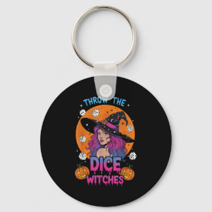Porte-clés Jeter Les Sorcières Dice Bunco Party Funny Hallowe