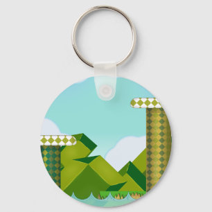 Porte-clés Jeu de plate-forme rétro