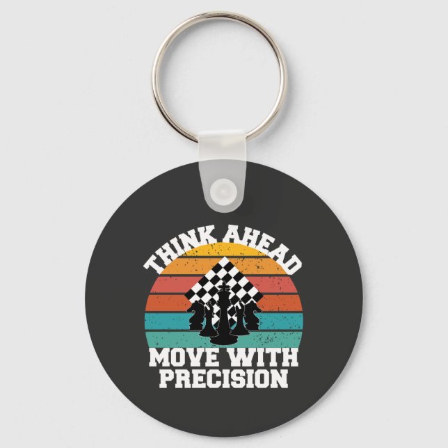 Porte-clés Jeu d'échecs Jeu d'esprit de précision (Recto)