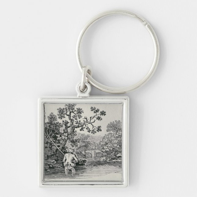 Porte-clés Jeu d'un saumon (Devant)