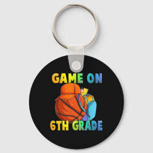 Porte-clés Jeu En 6E Année Premier Jour De L'École Basketball