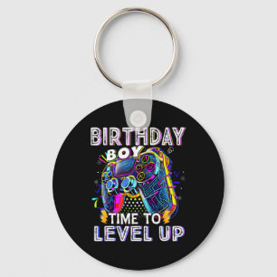 Porte-clés Jeu Vidéo Anniversaire Jeu Garçon Temps De Niveau