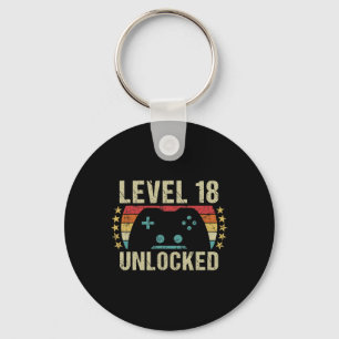 Porte-clés Jeu Vintage 18e anniversaire Cadeau 18 ans Garçon