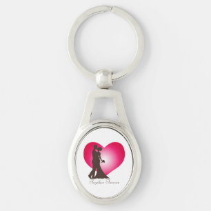 Porte-clés Jeune couple marié