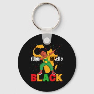 Porte-clés Jeune Fille Cadeau Et Noir Dabbing Histoire Noire