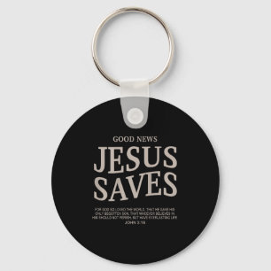 Porte-clés Jeunesse Bonne Nouvelle Jésus Sauvez Drôle Christi