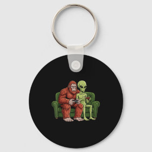 Porte-clés Jeux vidéo Bigfoot Alien Sasquatch Ufo Hommes