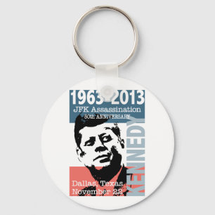 Porte-clés JFK Kennedy Assassinat Anniversaire 1963 - 2013