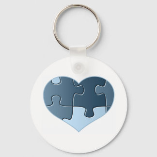 Porte-clés Jigsaw Heart Keychain