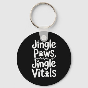 Porte-clés Jingle Paws Jingle Vitals Drôle de vétérinaire de