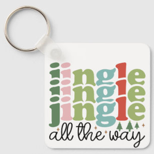 Porte-clés Jingle tout le chemin Retro Super Noël