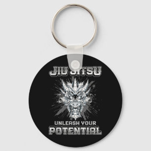 Porte-clés Jiu Jitsu Brésilien MMA et Grappling BJJ Dragon