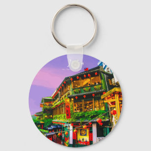 Porte-clés Jiufen, Taïwan - Ancienne Maison de Thé