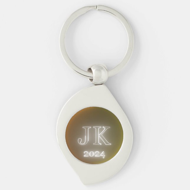 Porte-clés JK 2024 Porte - clé métallique (Devant)