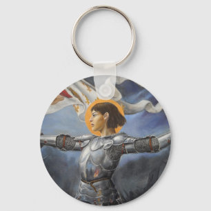 Porte-clés Joan of Arc with banner