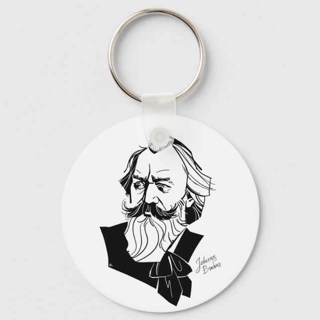 Porte-clés Johannes Brahms (Recto)