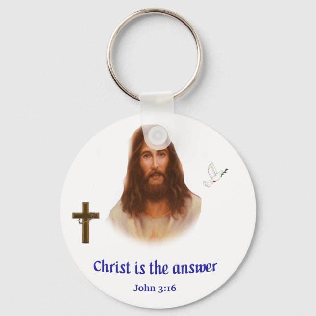 Porte-clés John 3:16 (Recto)
