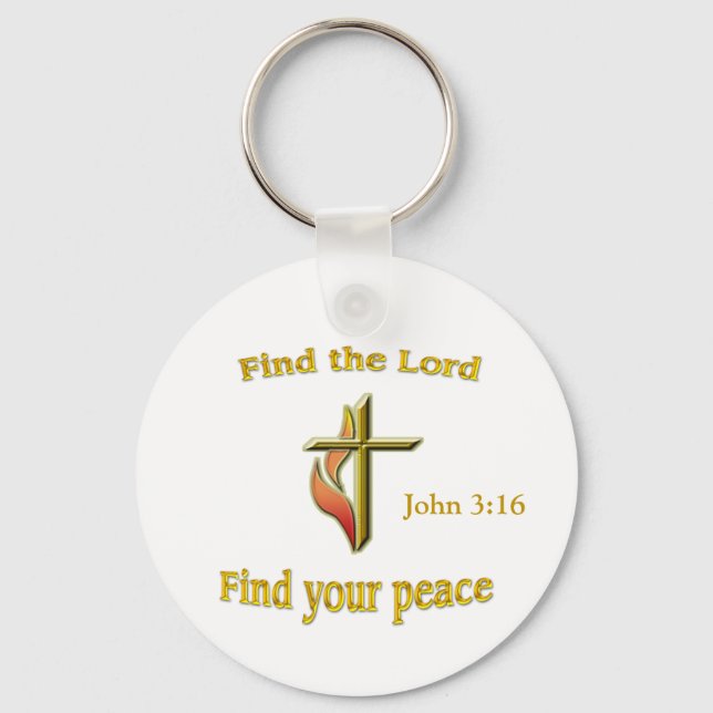 Porte-clés John 3:16 (Recto)