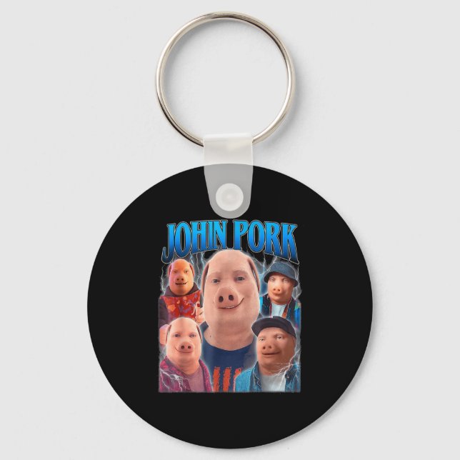 Porte-clés John Rk Meme Humor Men Women  (Recto)