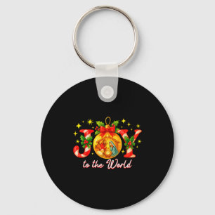 Porte-clés Joie au monde de Noël chrétien Nativité