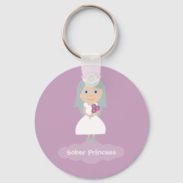 Porte-clés Joli lilas Sober Princess porte - clé (Recto)